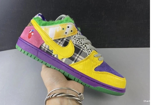 Purple Pro Yellow 318403-137 Nike Duck Low 0723